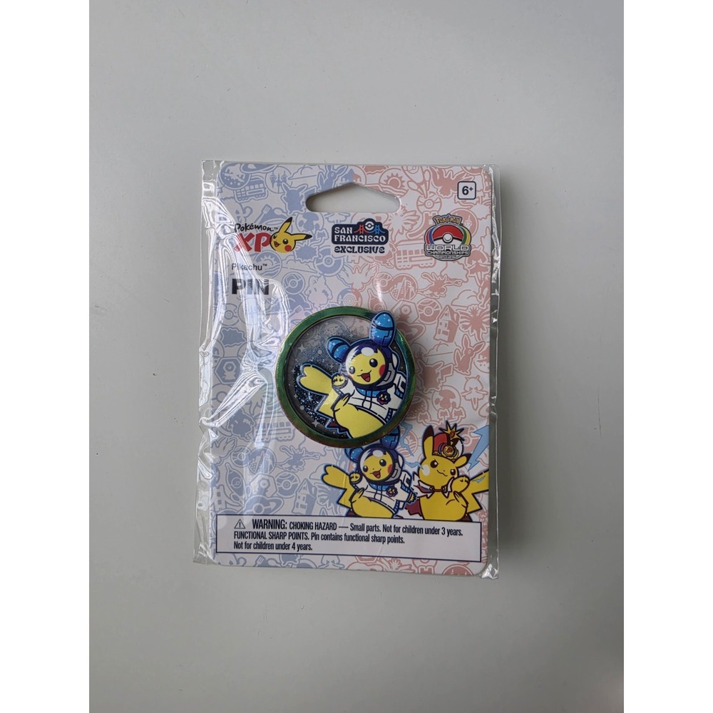 Pokemon Worlds Championships XP 2026 Space Pikachu Exclusive Pin Brand New